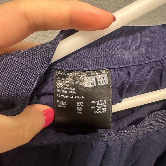Uniqlo Blue Skirt Small - Picture 2 of 2